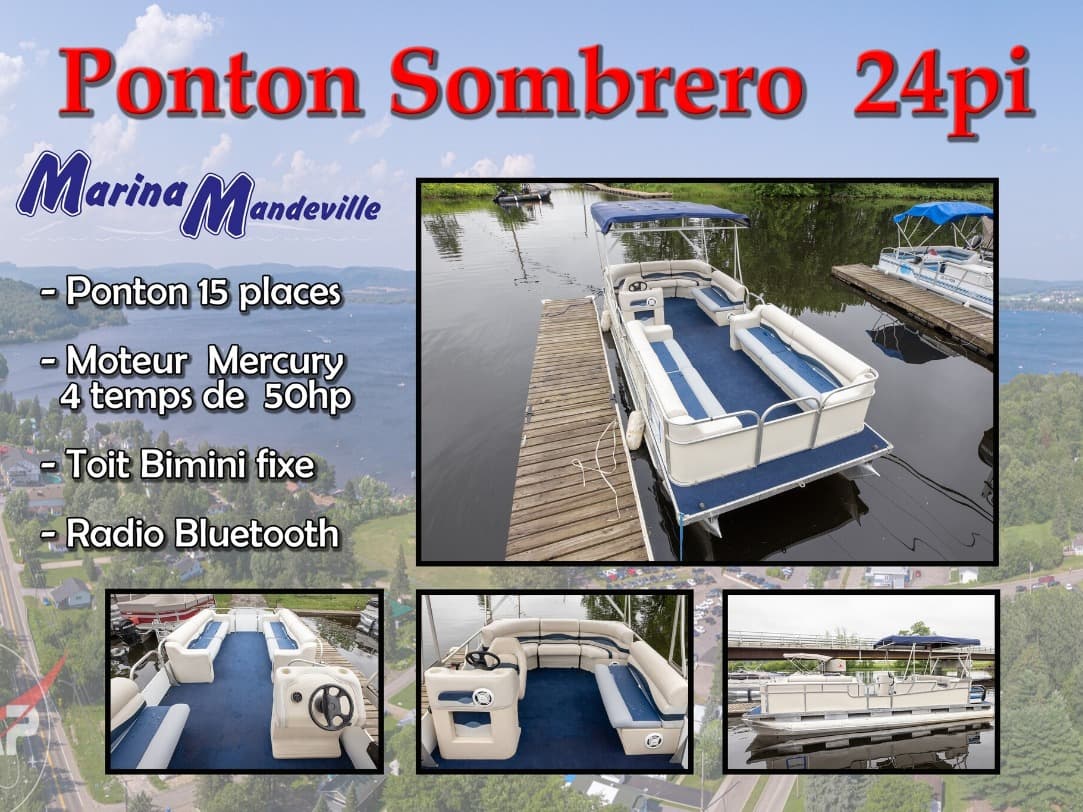 Ponton Sombrero 24 pi - 15 places 1