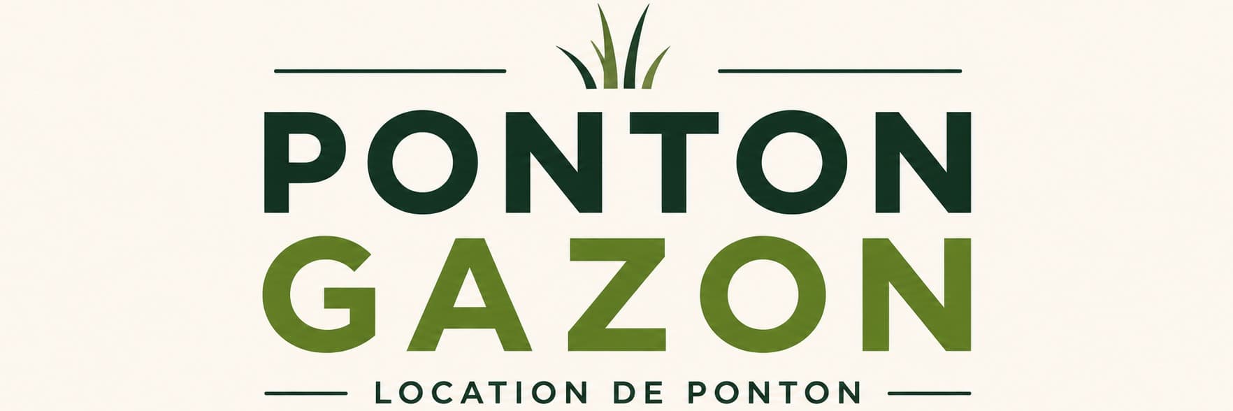 Ponton Gazon